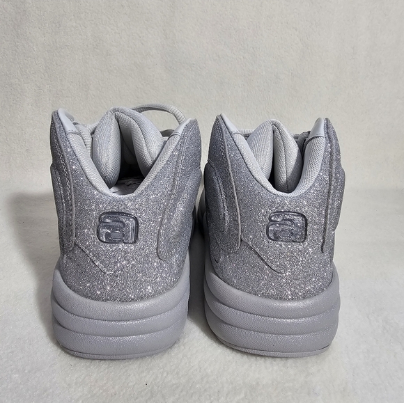 NIB Alexander Wang Silver Sparkly Hoop Sneakers - Picture 3 of 5